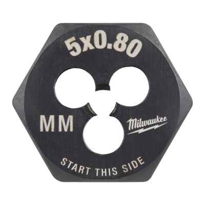 Плашка шестигранна MILWAUKEE, М6-0,9мм