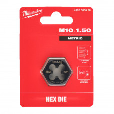 Плашка шестигранна MILWAUKEE, М10-1,50мм