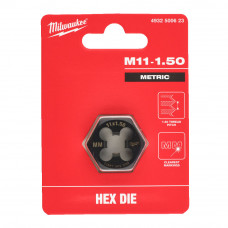 Плашка шестигранна MILWAUKEE, М11-1,50мм