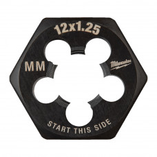 Плашка шестигранна MILWAUKEE, М12-1,25мм