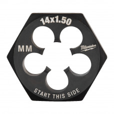 Плашка шестигранна MILWAUKEE, М14-1,50мм