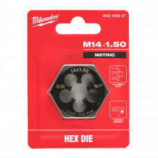 Плашка шестигранна MILWAUKEE, М14-1,50мм