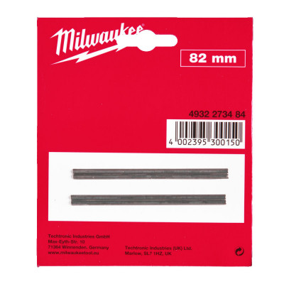 Ножі TCT змінні для електрорубанків MILWAUKEE, двосторонні, 82мм, (2шт)