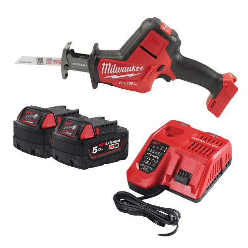 Пила шабельна акумуляторна MILWAUKEE, M18 FHZ-502X (зарядий пристрій M12-18 FC, 2 акумулятори М18 В5 5Аг, полотно, HDкейс) Пила шабельна акумуляторна MILWAUKEE, M18 FHZ-502X (зарядий пристрій M12-18 FC, 2 акумулятори М18 В5 5Аг, полотно, HDкейс)