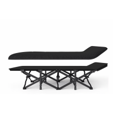 Туристична похідна розкладачка з Mesh-матрацом LEOBRO Black (LB-CC-L1-BLK)