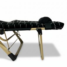 Розкладне крісло ліжко з оксамитовим матрацом LEOBRO (LB-FCB-G5-PAT)