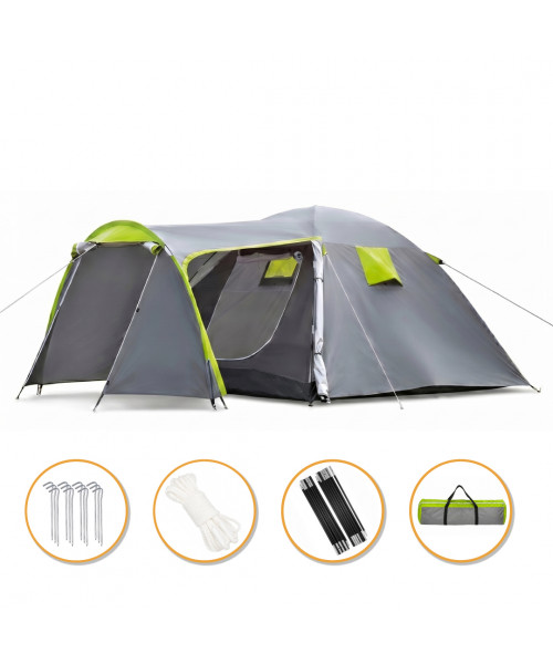 Туристичний намет LEOBRO Pro Camp Grey (LB-1088) Туристичний намет LEOBRO Pro Camp Grey (LB-1088)