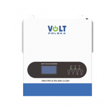Сонячний інвертор Volt Polska SINUS PRO ULTRA 3000 12/230V 1500/3000W + 100A + WIFI (3SSS150012)