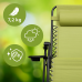 Розкладне крісло шезлонг LEOBRO Zero Gravity Premium Pistachio (LB-ZGC-G2-PST)