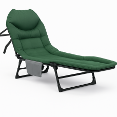 Розкладне ліжко (розкладачка) з вбудованим матрацом LEOBRO Green (LB-FB-M1-GRN)