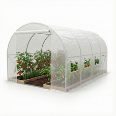 Садова теплиця парник LEOBRO Garden 10м² White 4х2,5 м (LB-G103-WHT)