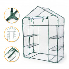 Стелаж-теплиця LEOBRO 143x73x195 см на 4 полиці (LB-G120)