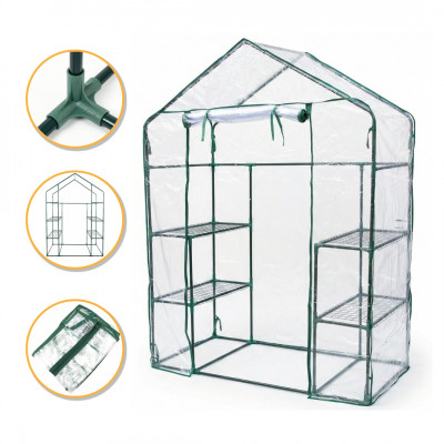 Стелаж-теплиця LEOBRO 143x73x195 см на 4 полиці (LB-G120)