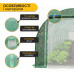 Посилена садова теплиця парник LEOBRO Garden 30м2 Green Mosquito Door (LB-G127-GRN)