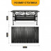 Комплект туристичний - стіл LEOBRO 93x55x50 см та 2 крісла Lite Black