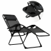 Розкладне крісло шезлонг LEOBRO Zero Gravity Premium Black (LB-ZGC-G2-BLK)