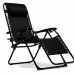 Розкладне крісло шезлонг LEOBRO Zero Gravity Premium Black (LB-ZGC-G2-BLK)