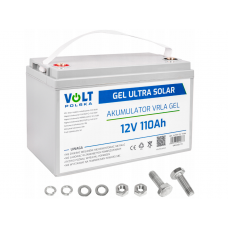 Комплект Volt Polska SINUS PRO 1500E 12/230V 1000/1500W + Акумулятор гелевий Volt Polska GEL 110 Ah