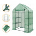 Стелаж-теплиця LEOBRO 143x73x195 см на 4 полиці Green (LB-G121)