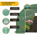 Посилена садова теплиця парник LEOBRO Garden 36м2 Green (LB-G128-GRN)