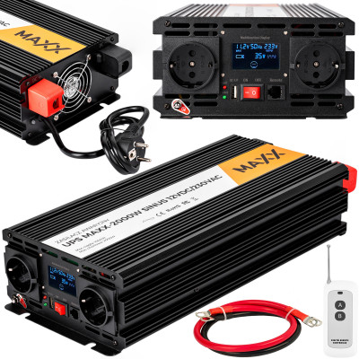 Гібридний ДБЖ/інвертор 4SUN MAXX SINUS 2000 W 12/230V 1000/2000W (R0279 PRZ279)