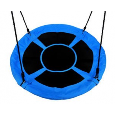 Гойдалка гніздо FUNFIT 110см (Синьо-чорна) (2611)
