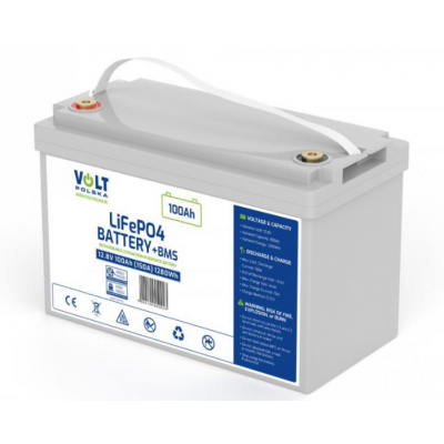 Акумулятор Volt Polska LiFePO4 12,8V 100Ah (150A) + BMS (6AKLI10112)