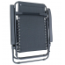Розкладне крісло шезлонг LEOBRO Zero Gravity Black з козирком (LB-ZGC-T1-BLK)