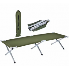 Армійська похідна розкладачка LEOBRO до 120кг Зелена (LB-MC-A1-AGR)