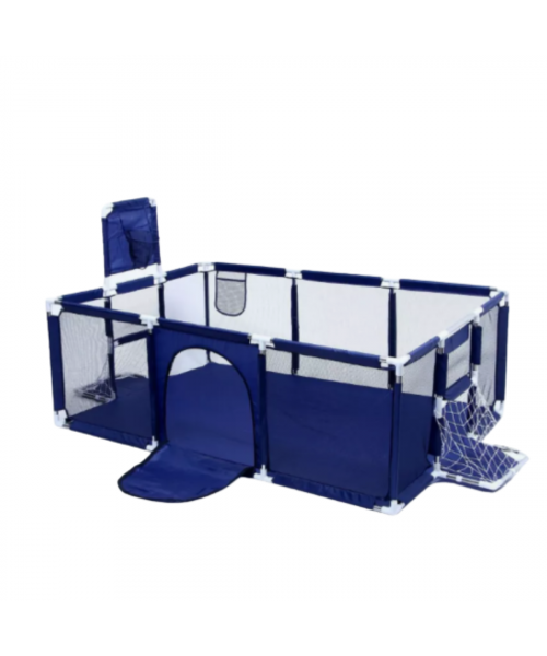 Дитячий манеж LEOBRO Multisport 120 x 180 см Синій (LB-1138)