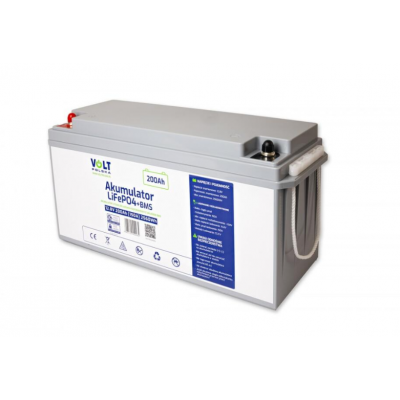 Акумулятор Volt Polska LiFePO4 12,8V 200Ah (150A) + BMS (6AKLI20012)