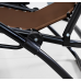 Розкладне крісло шезлонг LEOBRO Zero Gravity Brown (LB-ZGC-A1-BRN)
