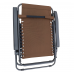 Розкладне крісло шезлонг LEOBRO Zero Gravity Brown (LB-ZGC-A1-BRN)