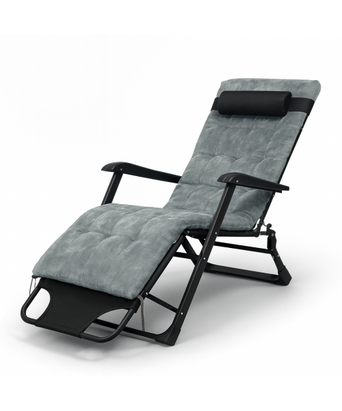 Розкладне крісло ліжко з оксамитовим матрацом LEOBRO Grey (LB-FCB-G4-GRY) Розкладне крісло ліжко з оксамитовим матрацом LEOBRO Grey (LB-FCB-G4-GRY)