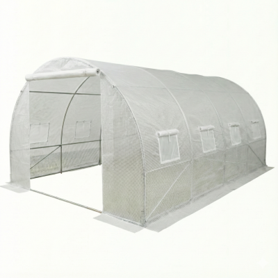 Велика теплиця парник 3 на 4 м LEOBRO Біла армована (LB-G104-WHT)