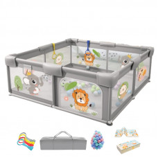 Дитячий манеж LEOBRO "Король лісу" 150 x 180 см (LB-1005)