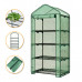 Стелаж-теплиця LEOBRO 159х69х49 см на 4 полиці Green (LB-G118)