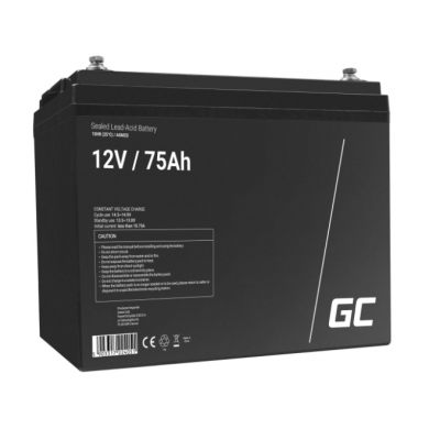 AGM Акумулятор 75Ah 12V Green Cell VRLA (AGM25)