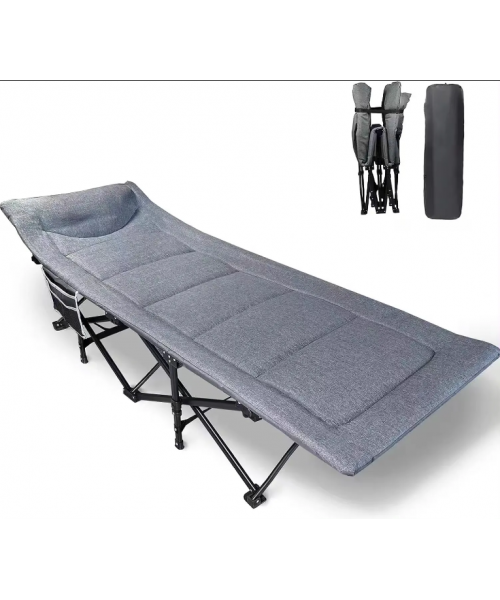 Туристична розкладачка LEOBRO Сіра (HT-169K Grey)