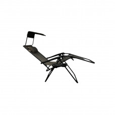 Розкладне крісло шезлонг з козирком LEOBRO Zero Gravity Plaid (LB-ZGC-H1-PLD