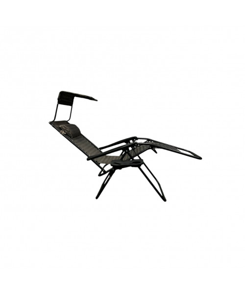 Розкладне крісло шезлонг з козирком LEOBRO Zero Gravity Plaid (LB-ZGC-H1-PLD