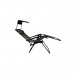 Розкладне крісло шезлонг з козирком LEOBRO Zero Gravity Plaid (LB-ZGC-H1-PLD