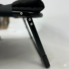 Розкладне ліжко (розкладачка) з оксамитовим матрацом і подушкою LEOBRO (LB-FB-B3-PAT)