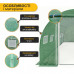 Садова теплиця парник LEOBRO Garden 18м2 Green Mosquito Door (LB-G110-GRN)