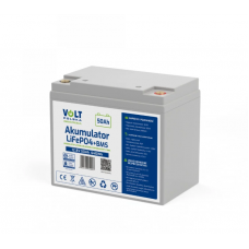 Акумулятор Volt Polska LiFePO4 12,8V 50Ah (50A) + BMS (6AKLI05012)