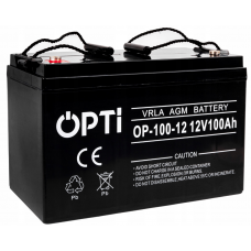 Акумулятор 100Ah 12V VOLT OPTI AGM VRLA (6AKUV100AG)
