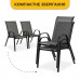 Комплект садових меблів LEOBRO Comfort Plus 4 крісла + 2 прямокутнх столика (LB-1053-2)