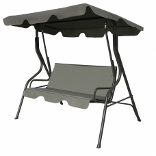 Гойдалка з подушками на 3 особи LEOBRO Relax Grey