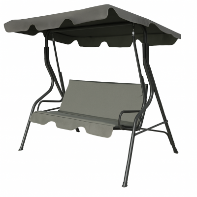 Гойдалка з подушками на 3 особи LEOBRO Relax Grey