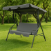 Гойдалка з подушками на 3 особи LEOBRO Relax Grey